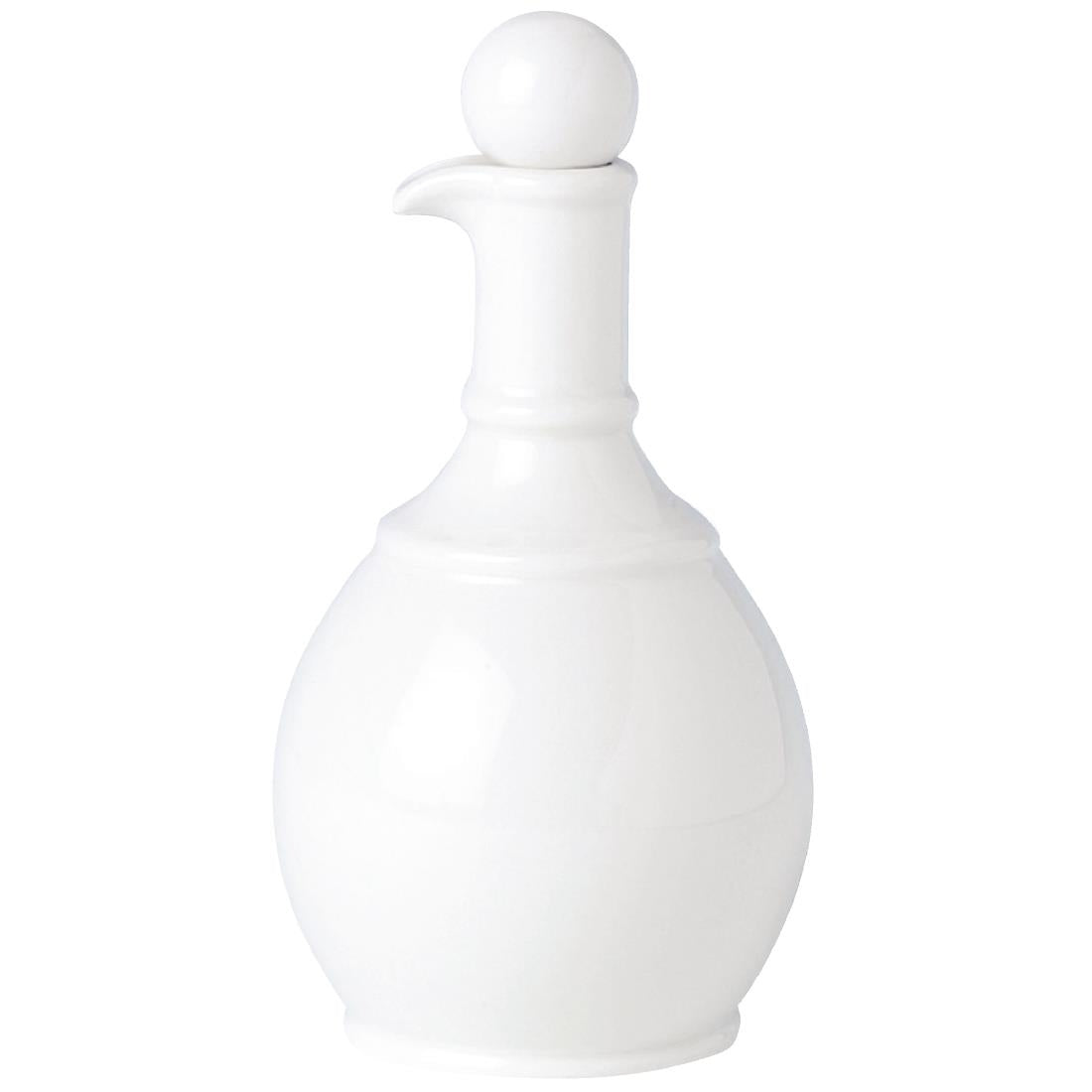 Steelite Simplicity White Oil or Vinegar Jars Stoppers (12 Pack)
