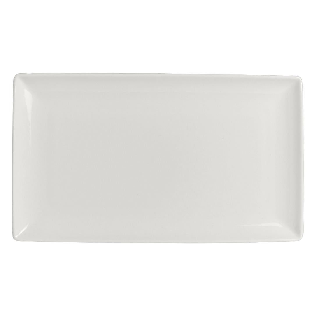 Steelite Taste Rectangle Three Plates 330mm (6 Pack)