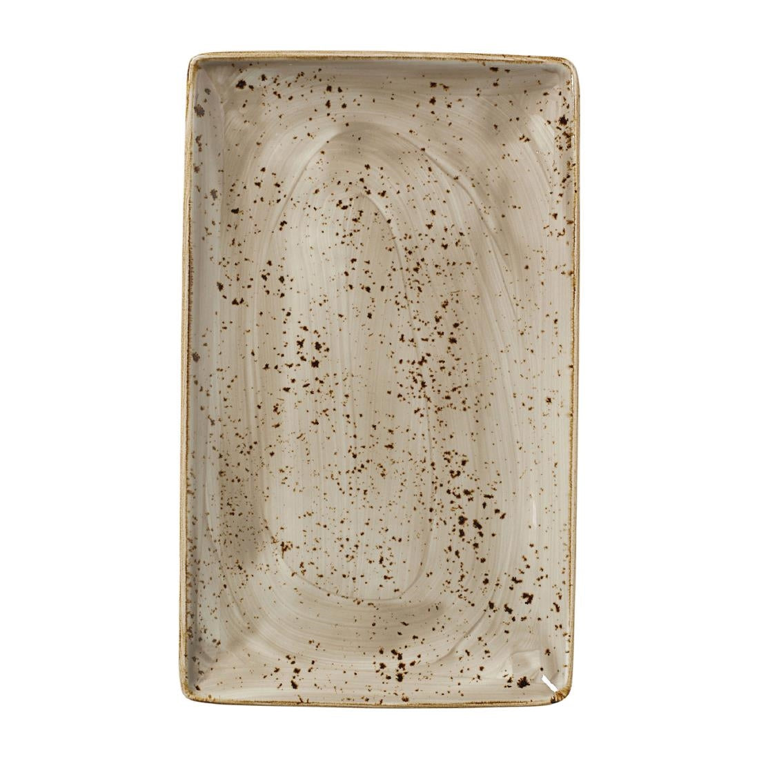 Steelite Craft Porcini Rectangular Plates 168 x 270mm (6 Pack)