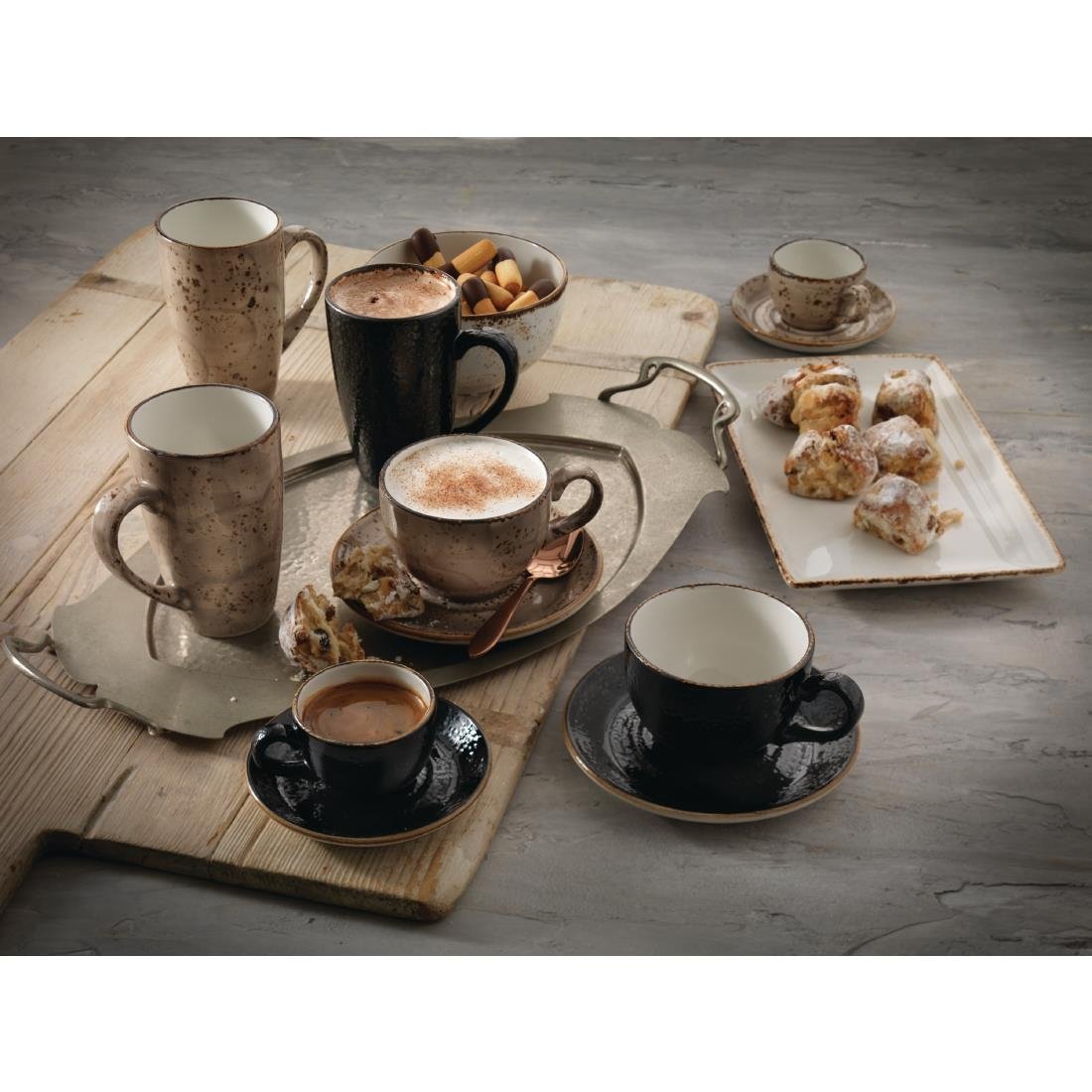 Steelite Craft Liquorice Freestyle Bowls 130mm (12 Pack)