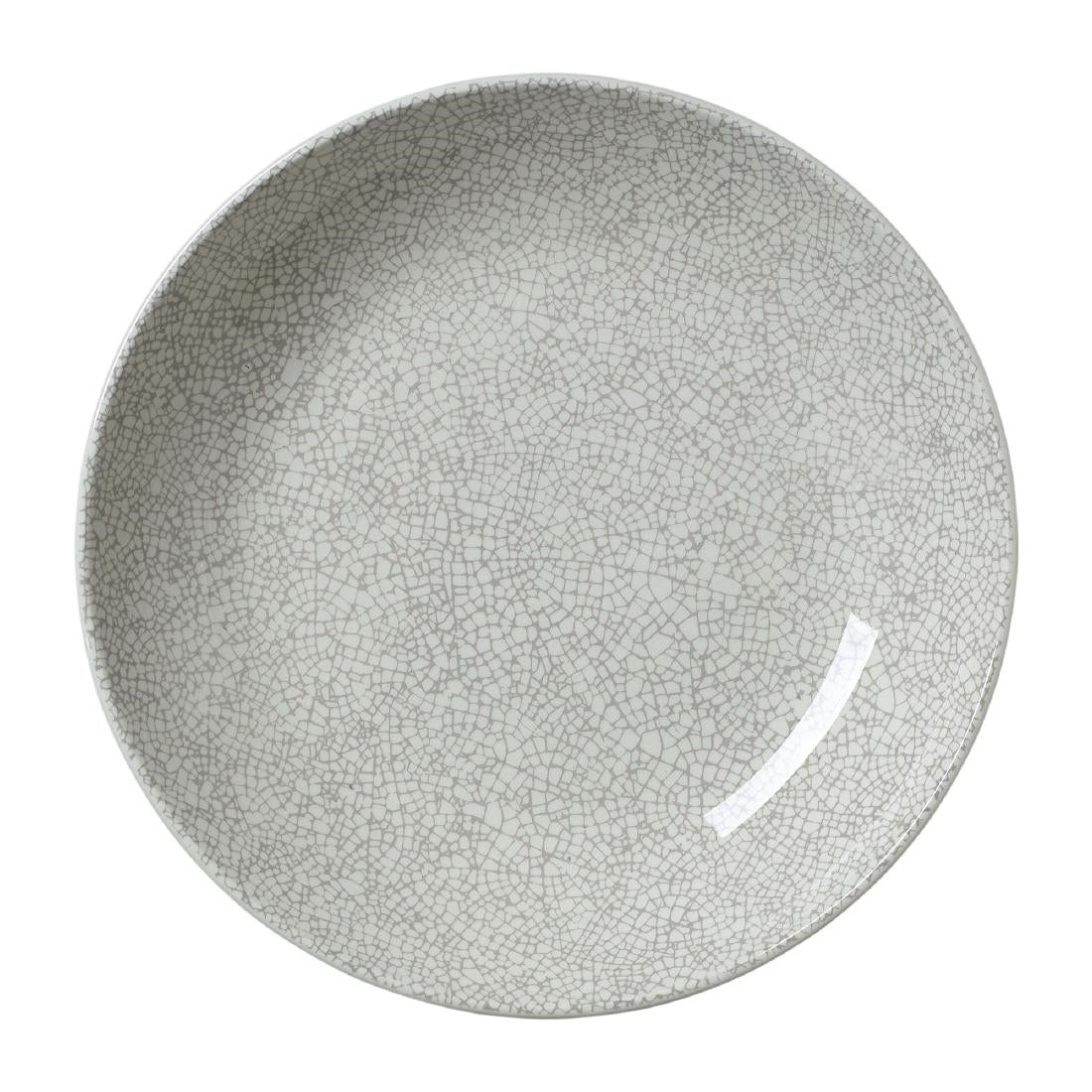 Steelite Ink Crackle Grey Coupe Bowls 205mm (12 Pack)