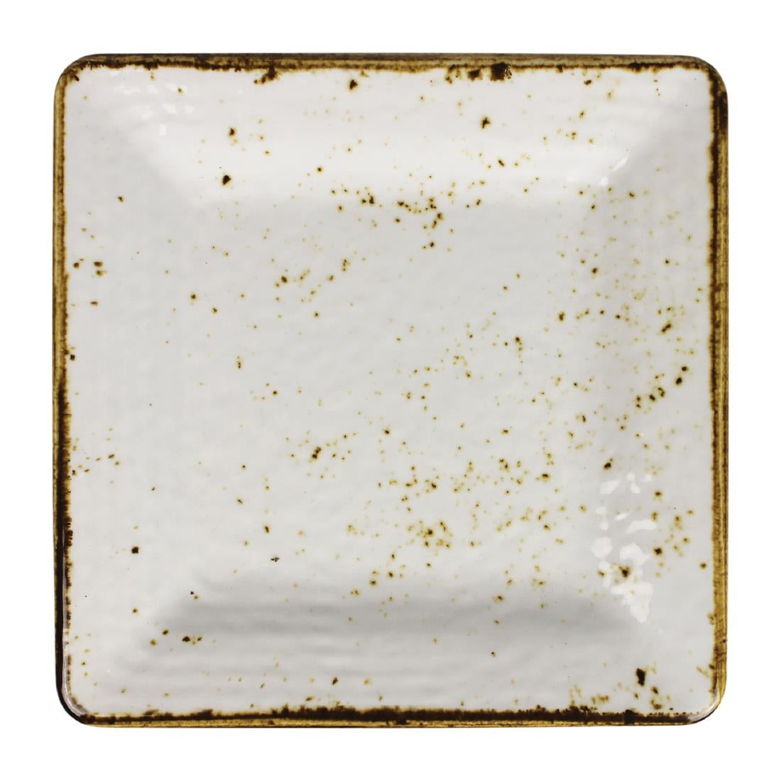 Steelite Craft Melamine Square Plates White 127mm (6 Pack)