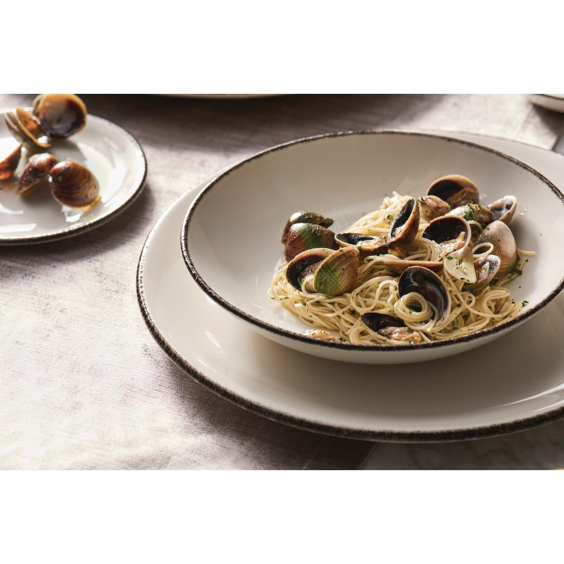 Steelite Charcoal Dapple Coupe Bowls 205mm (24 Pack)