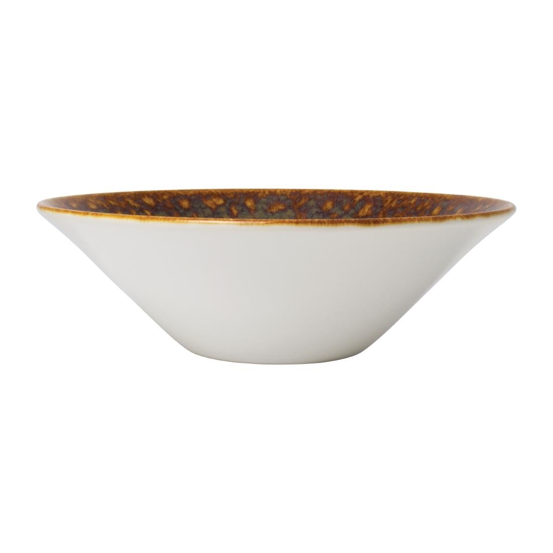 Steelite Vesuvius Essence Bowls Amber 140mm (12 Pack)