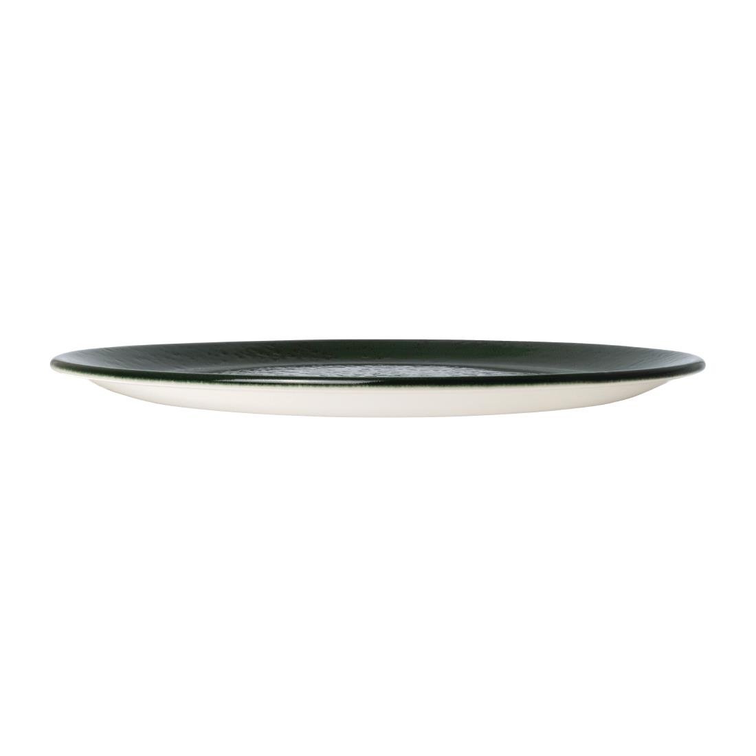 Steelite Vesuvius Coupe Plates Burnt Emerald 153mm (12 Pack)