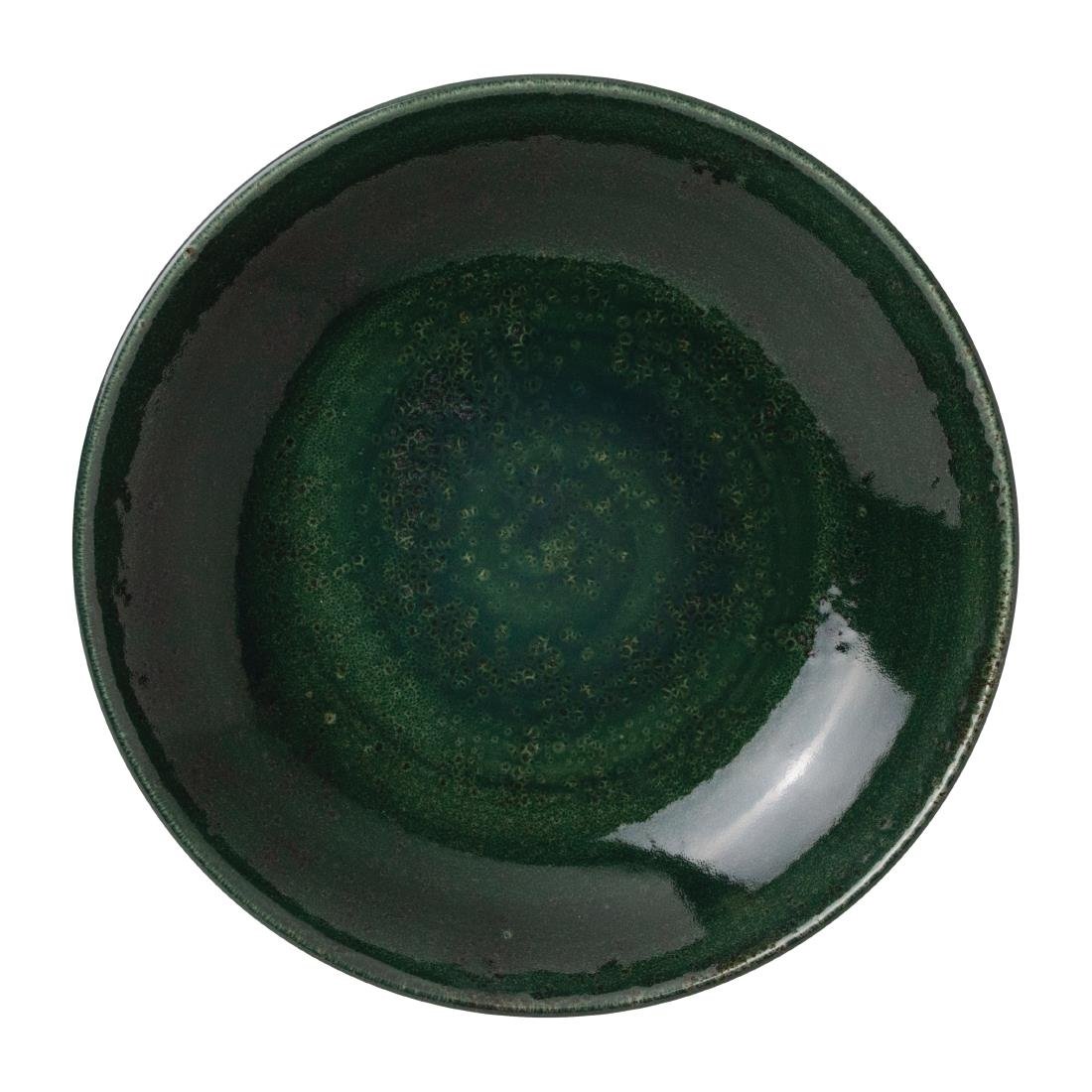 Steelite Vesuvius Coupe Bowls Burnt Emerald 215mm (12 Pack)