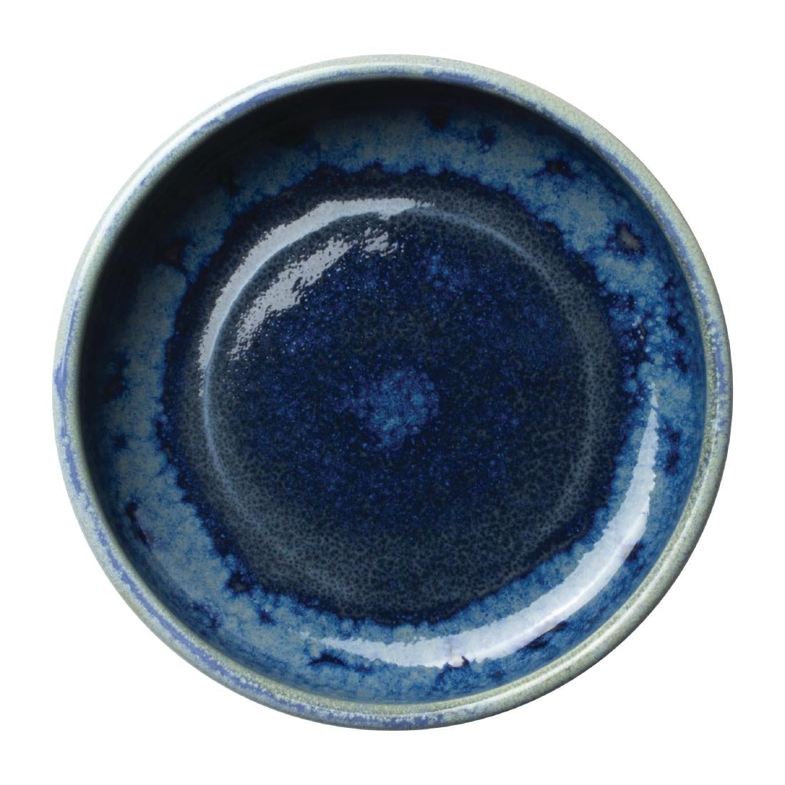 Steelite Aurora Vesuvius Round Stacking Trays Lapis 100mm (12 Pack)