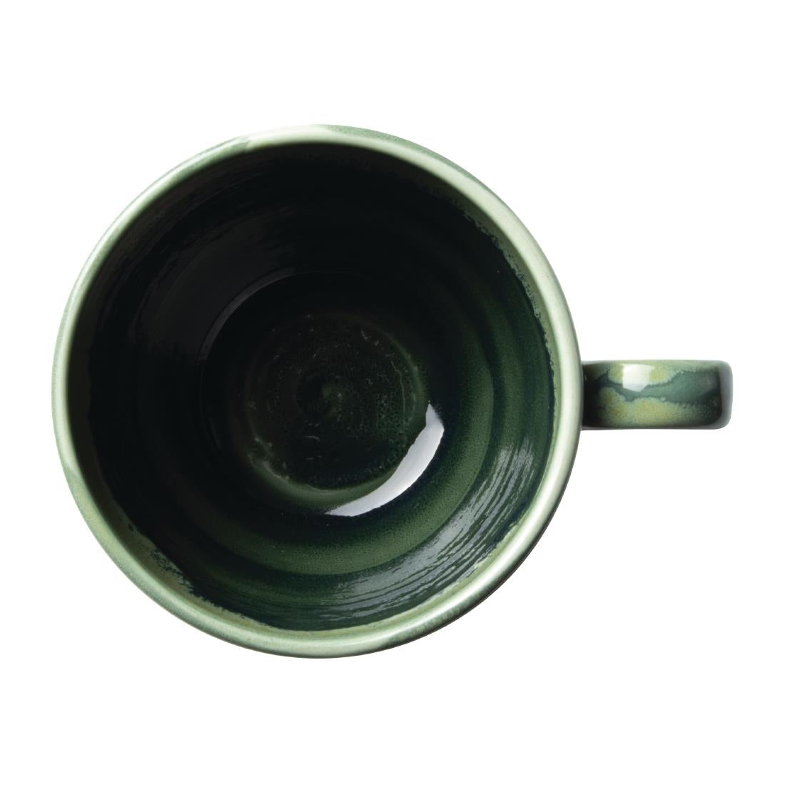Steelite Aurora Vesuvius Burnt Emerald Mugs City 340ml 12oz (12 Pack)