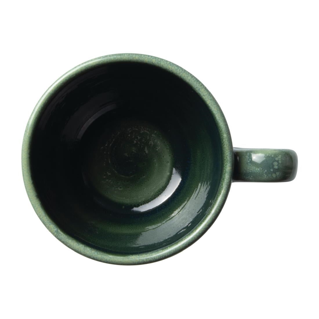 Steelite Aurora Vesuvius Burnt Emerald Mugs City 114ml 4oz (12 Pack)