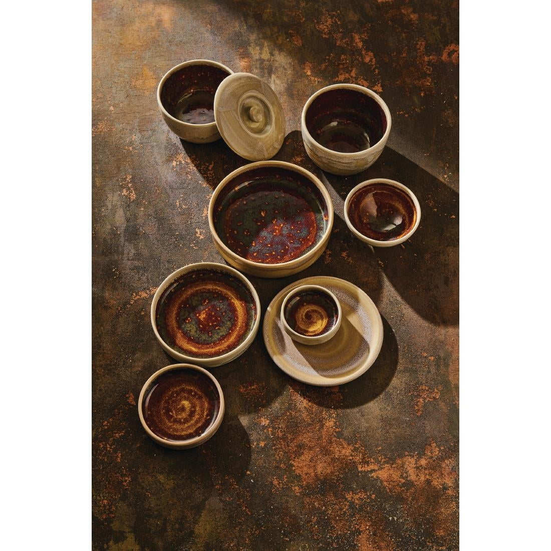 Steelite Aurora Vesuvius Amber Bowls 155mm (12 Pack)