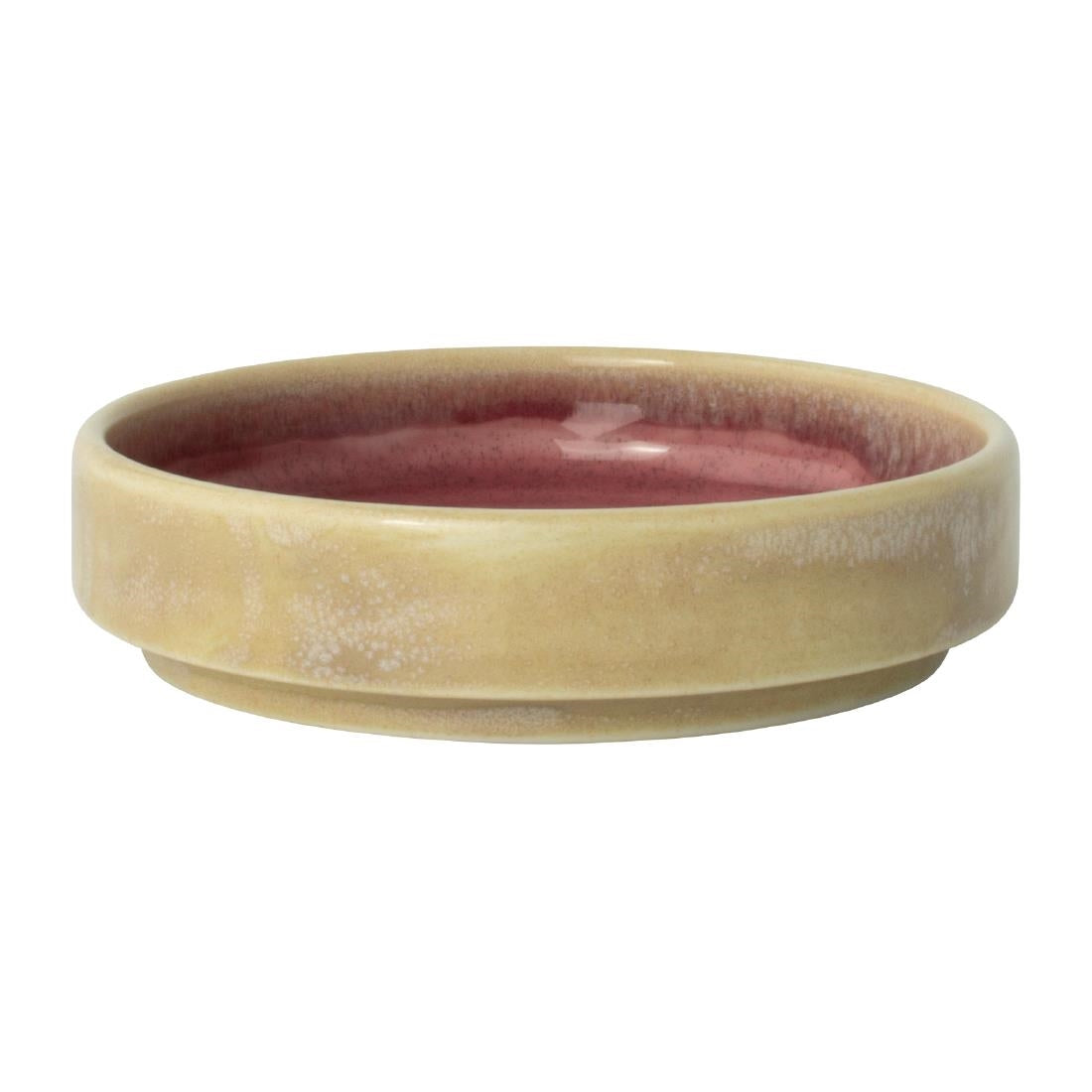 Steelite Aurora Vesuvius Rose Quartz Trays Round 103mm (12 Pack)