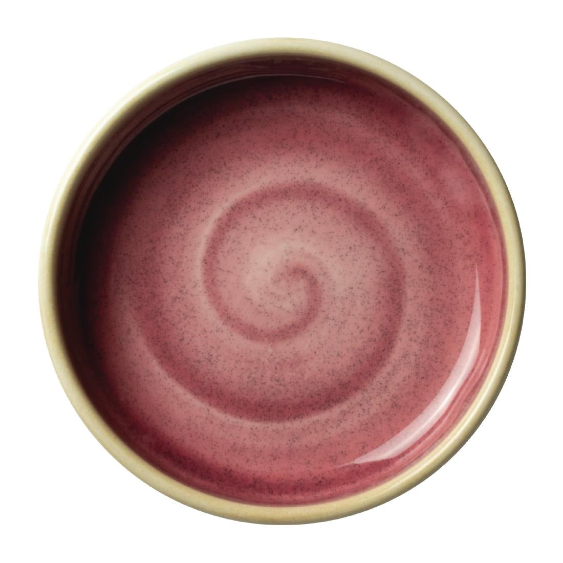 Steelite Aurora Vesuvius Rose Quartz Trays Round 103mm (12 Pack)