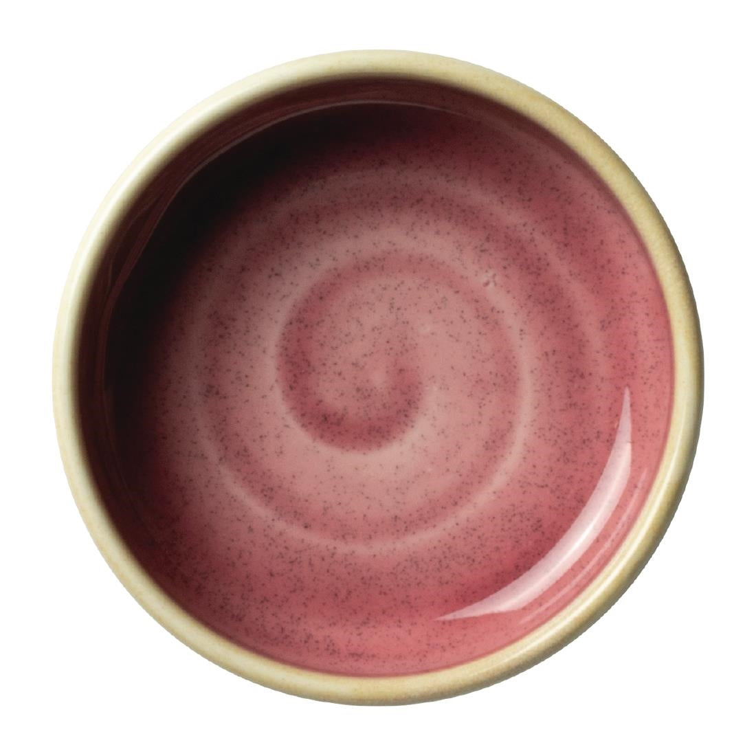 Steelite Aurora Vesuvius Rose Quartz Trays Round 75mm (12 Pack)