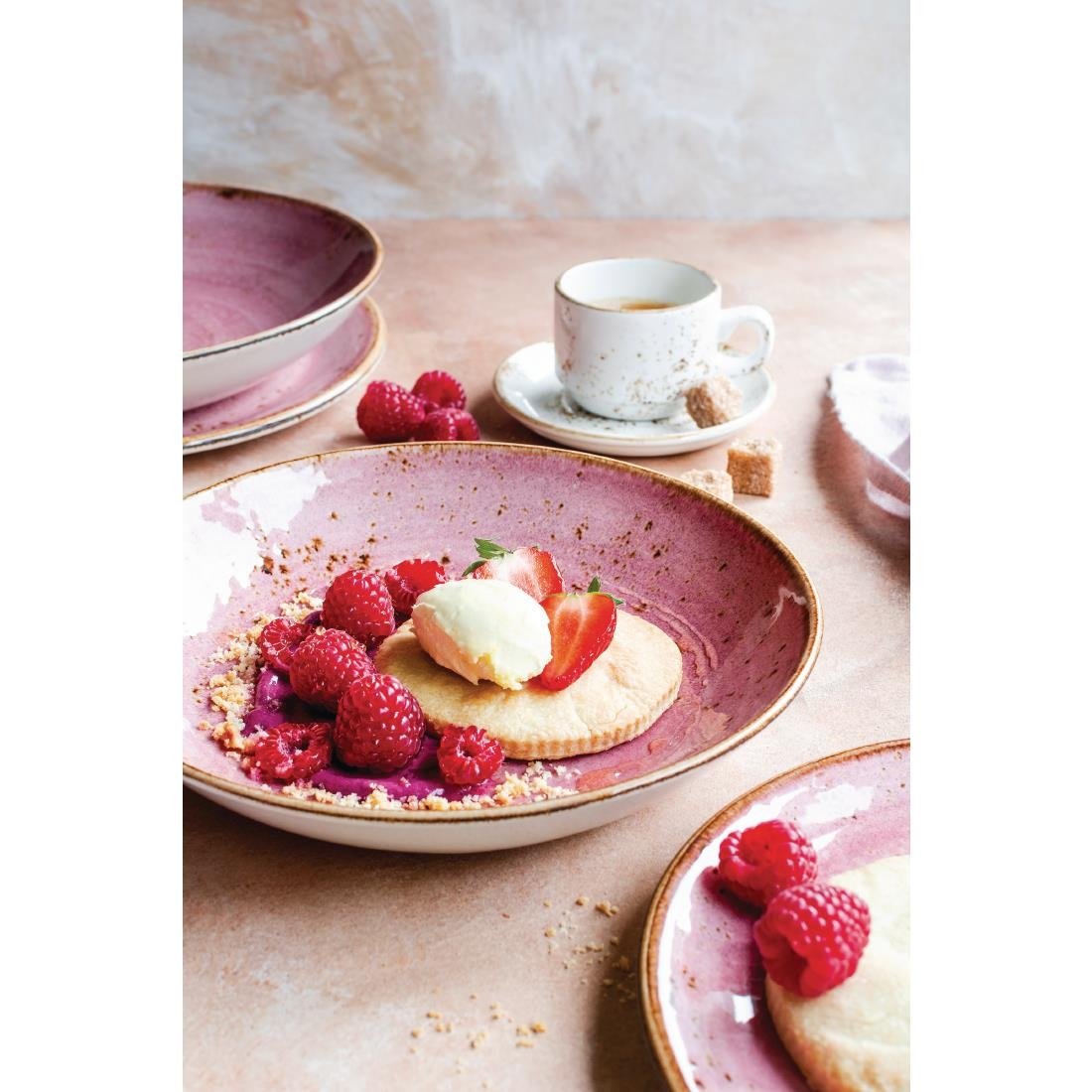 Steelite Craft Raspberry Bowls Coupe 255mm (12 Pack)