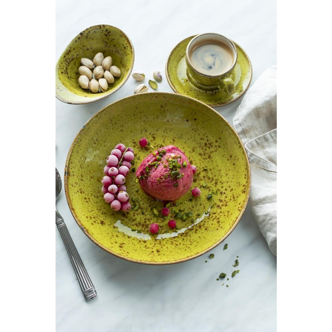 Steelite Craft Apple Saucers D/W S/S 117mm (12 Pack)