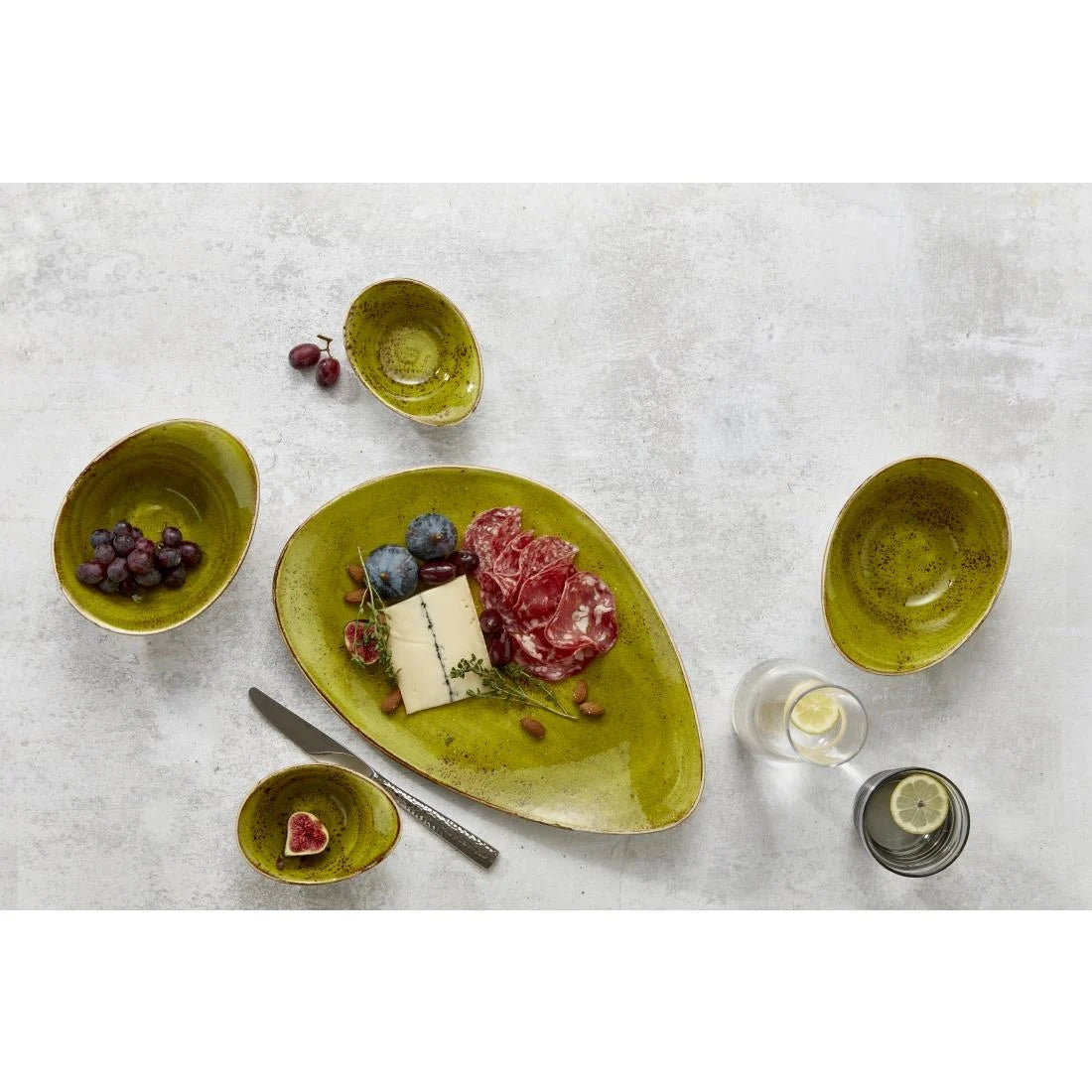 Steelite Craft Apple Plates 370mm (6 Pack)