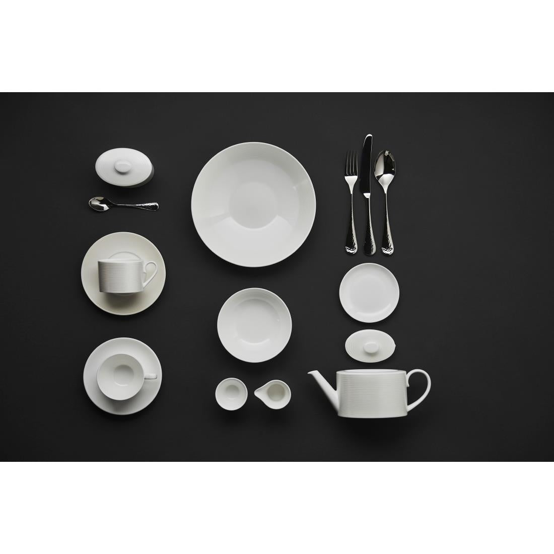 William Edwards Spiro Teacups White 200ml (12 Pack)