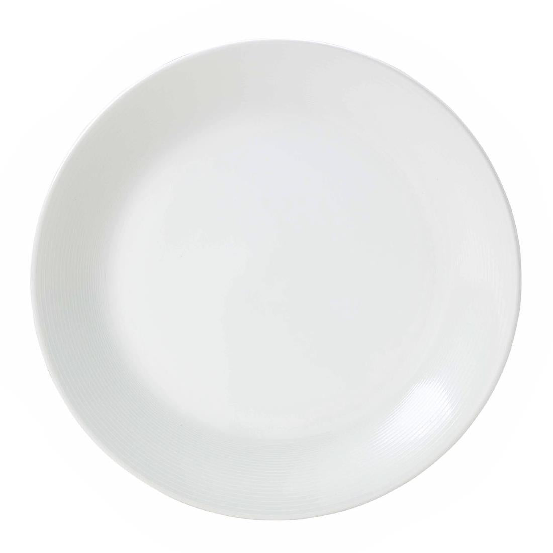 William Edwards Spiro Coupe Plates White 300mm (6 Pack)