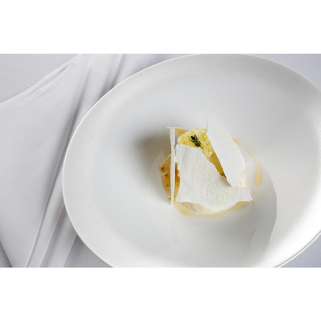 William Edwards Frost Tea Saucers White 150mm (12 Pack)