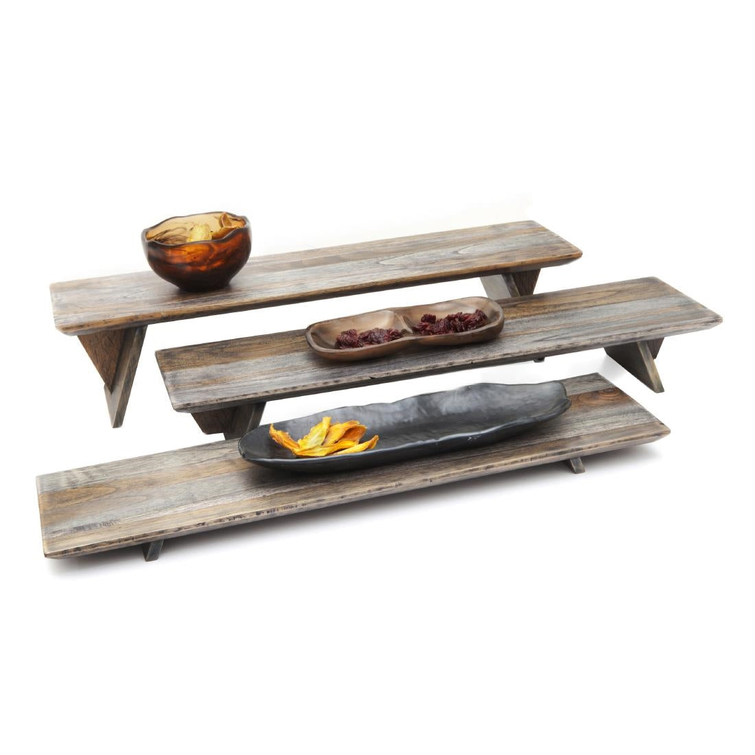 DWH Fusion Buffet System Three Piece Riser Set Ash Grey 584mm
