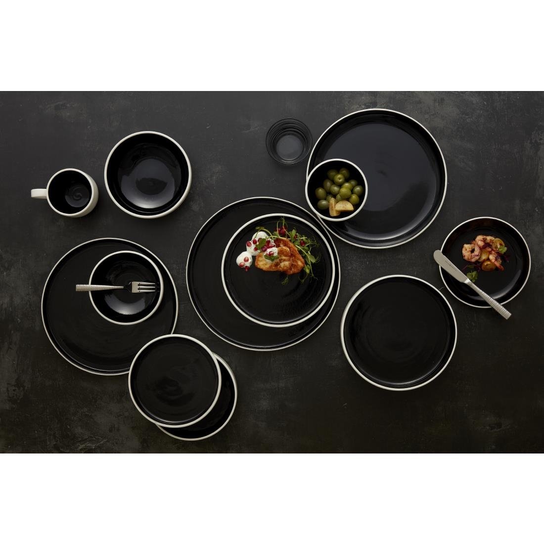 Steelite Nyx Nordic Coupe Plates 165mm (12 Pack)