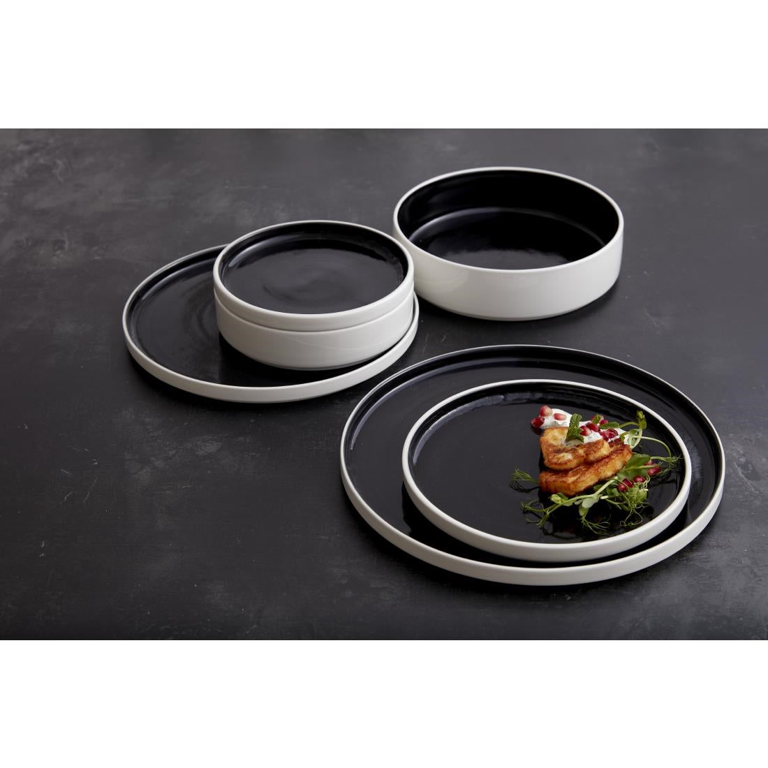Steelite Nyx Stacking Plates 202.5mm (12 Pack)