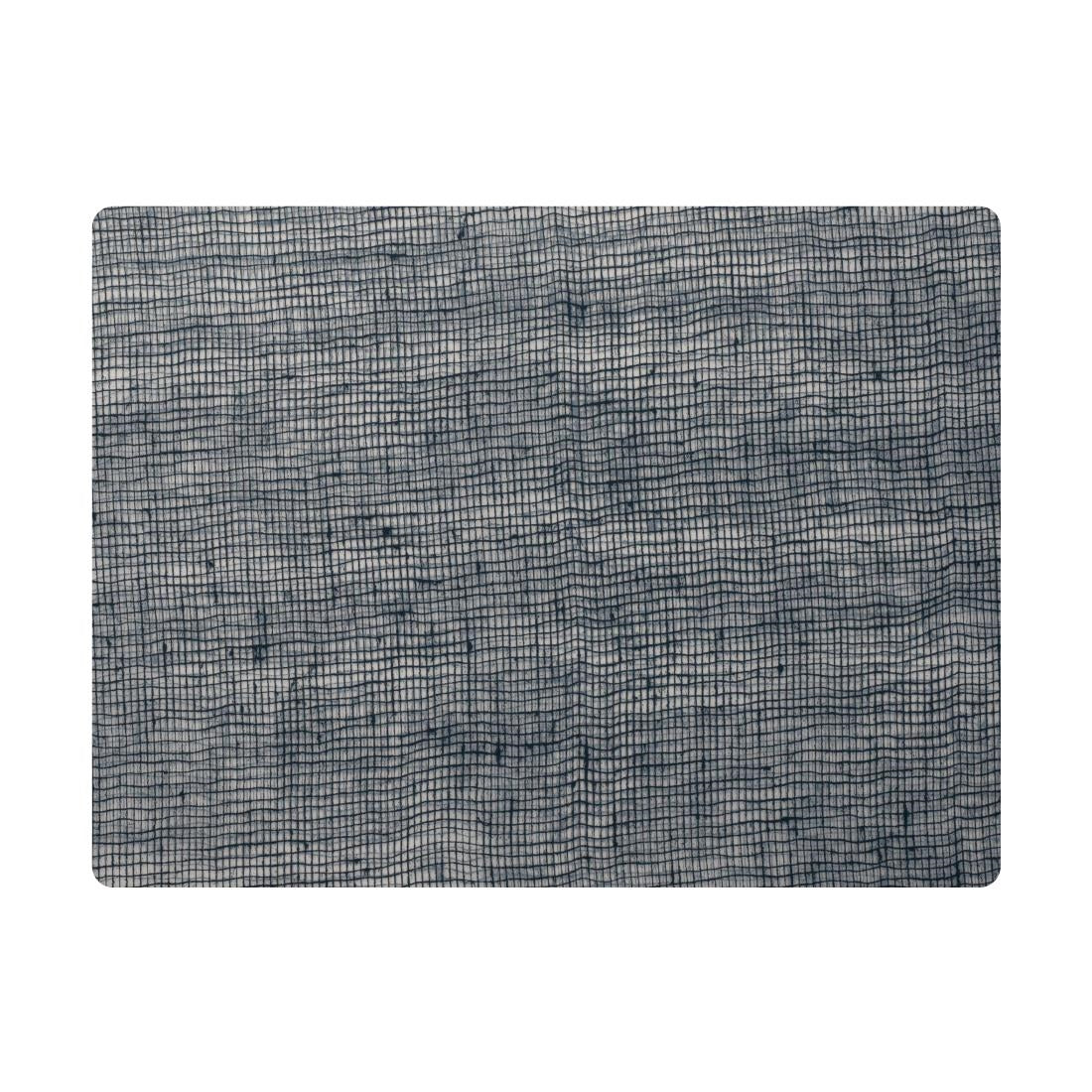 Steelite Modern Twist Silicone Placemat Denim Blue 305x400mm (12 Pack)