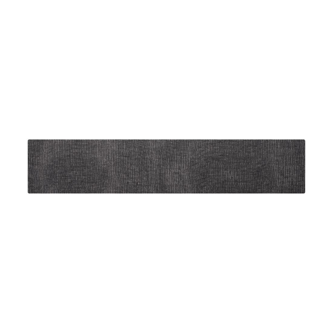 Steelite Modern Twist Silicone Table Runner Black 356x180mm (3 Pack)