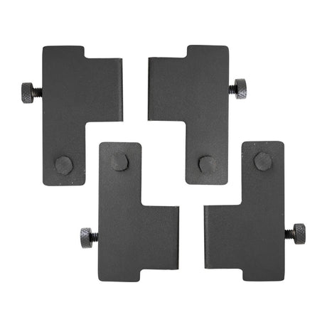 Steelite D.W. Haber Fusion Universal Shelf Holders Fusion Risers Black (4 Pack)