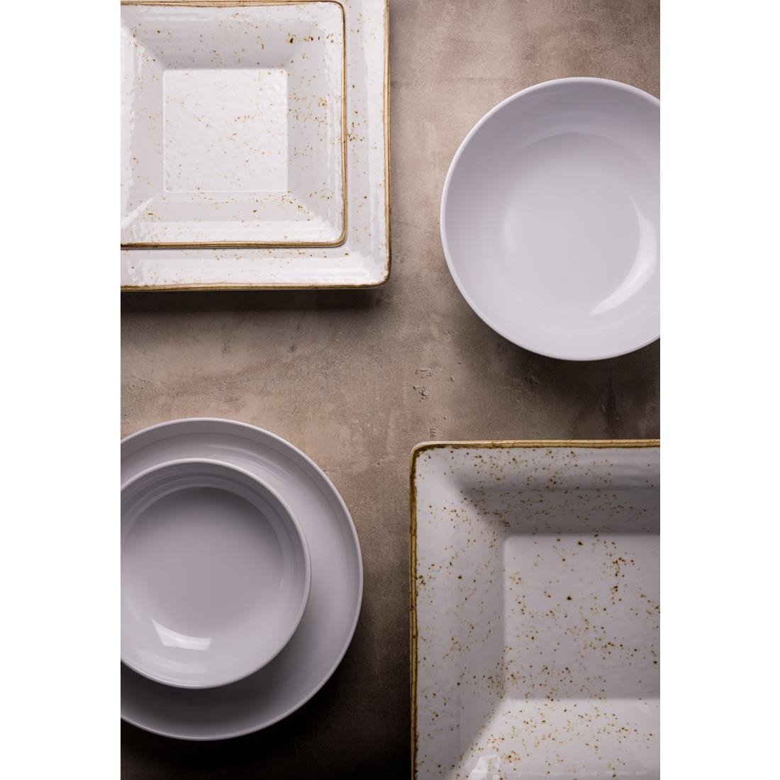 Steelite Craft White Buffet Large Round Bowls 330mm (3 Pack)