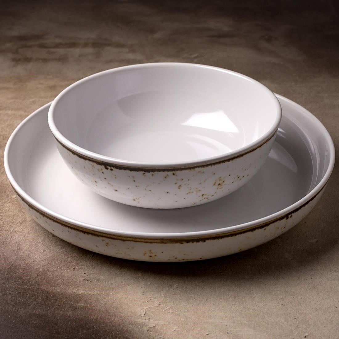 Steelite Craft White Buffet Small Round Bowls 228mm (12 Pack)