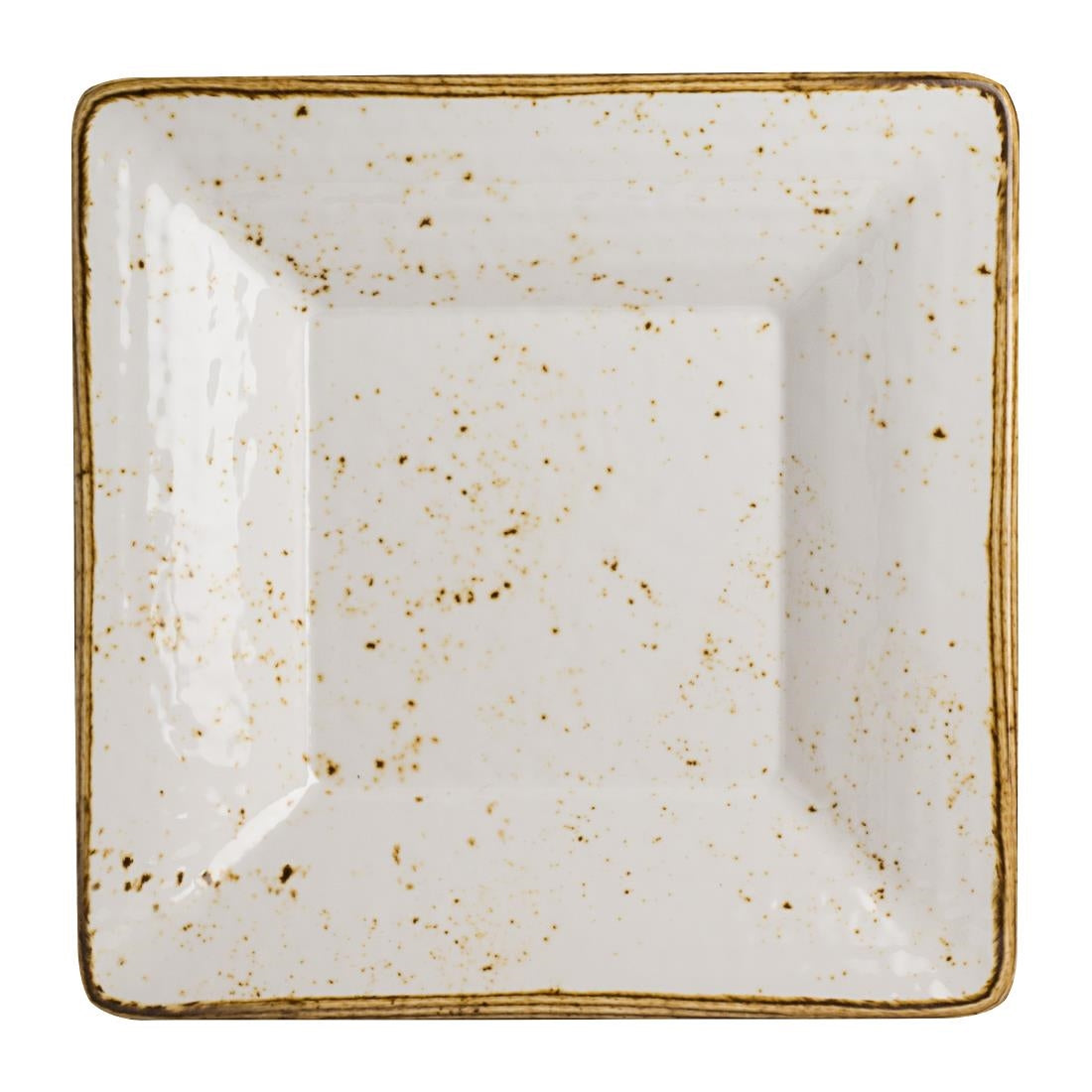 Steelite Craft White Buffet Square Pebble Bowls 254mm (6 Pack)