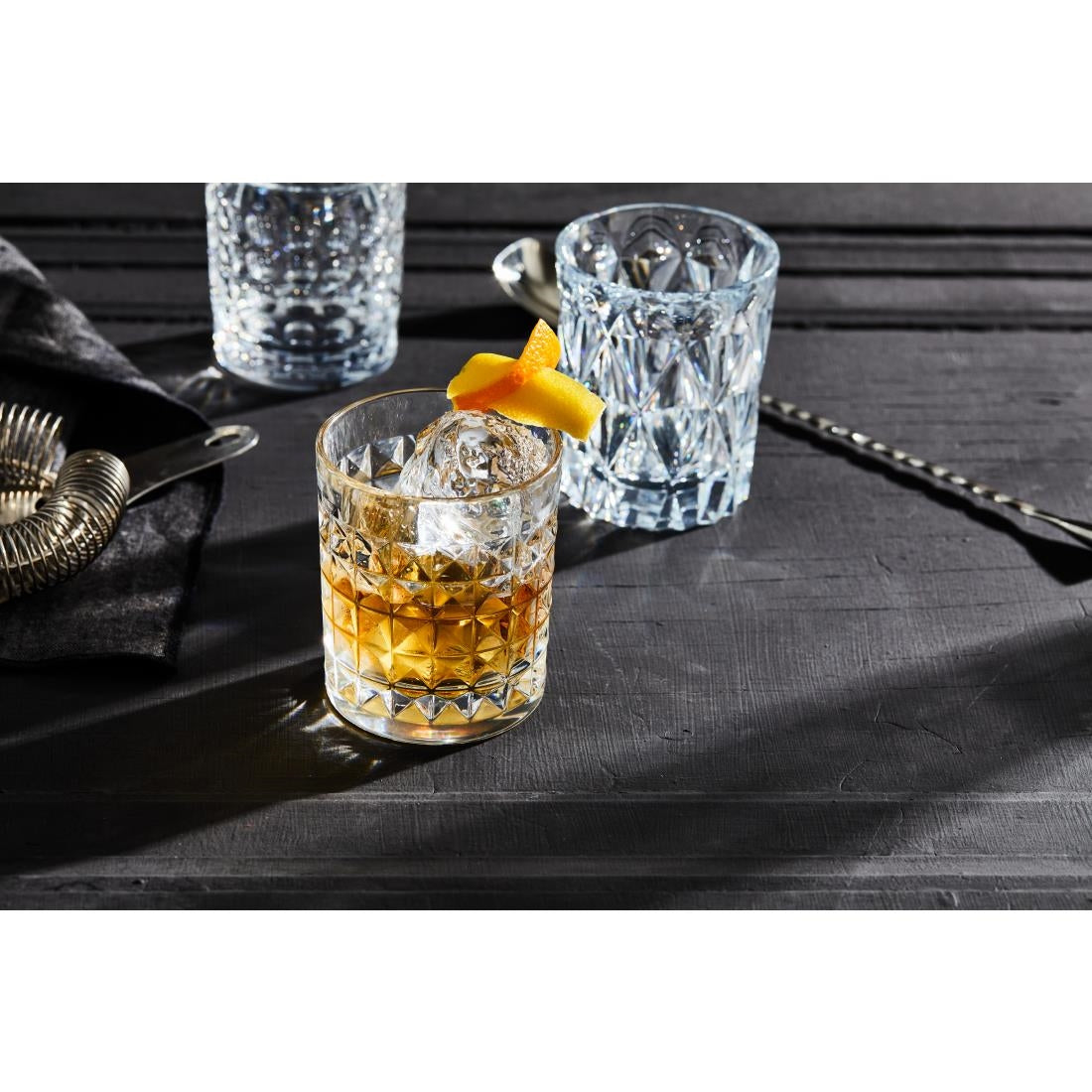 Steelite Highland Clear Cut Tumbler 266ml (24 Pack)(Direct)