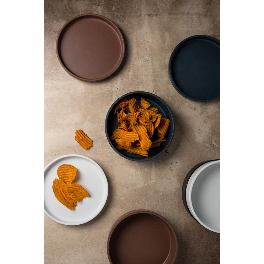 Steelite Cali White Stack Plates 159mm Dia 22mm H (6 Pack) (Direct)