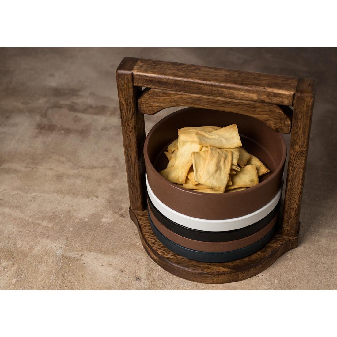 Steelite Cali Redwood Stack Bowls 159mm Dia 48mm H 590ml(6 Pack) (Direct)
