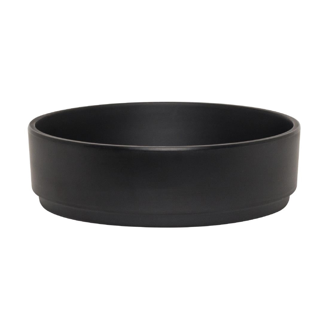 Steelite Cali Black Stack Bowls 159mm Dia 48mm H 590ml (6 Pack) (Direct)