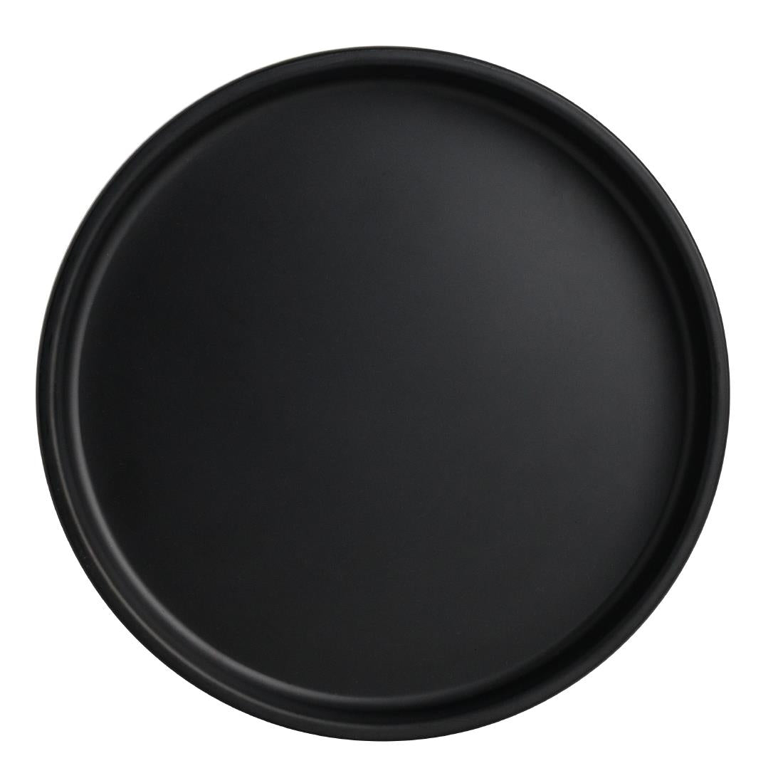 Steelite Cali Black Stack Plates 159mm Dia 22mm H (6 Pack) (Direct)