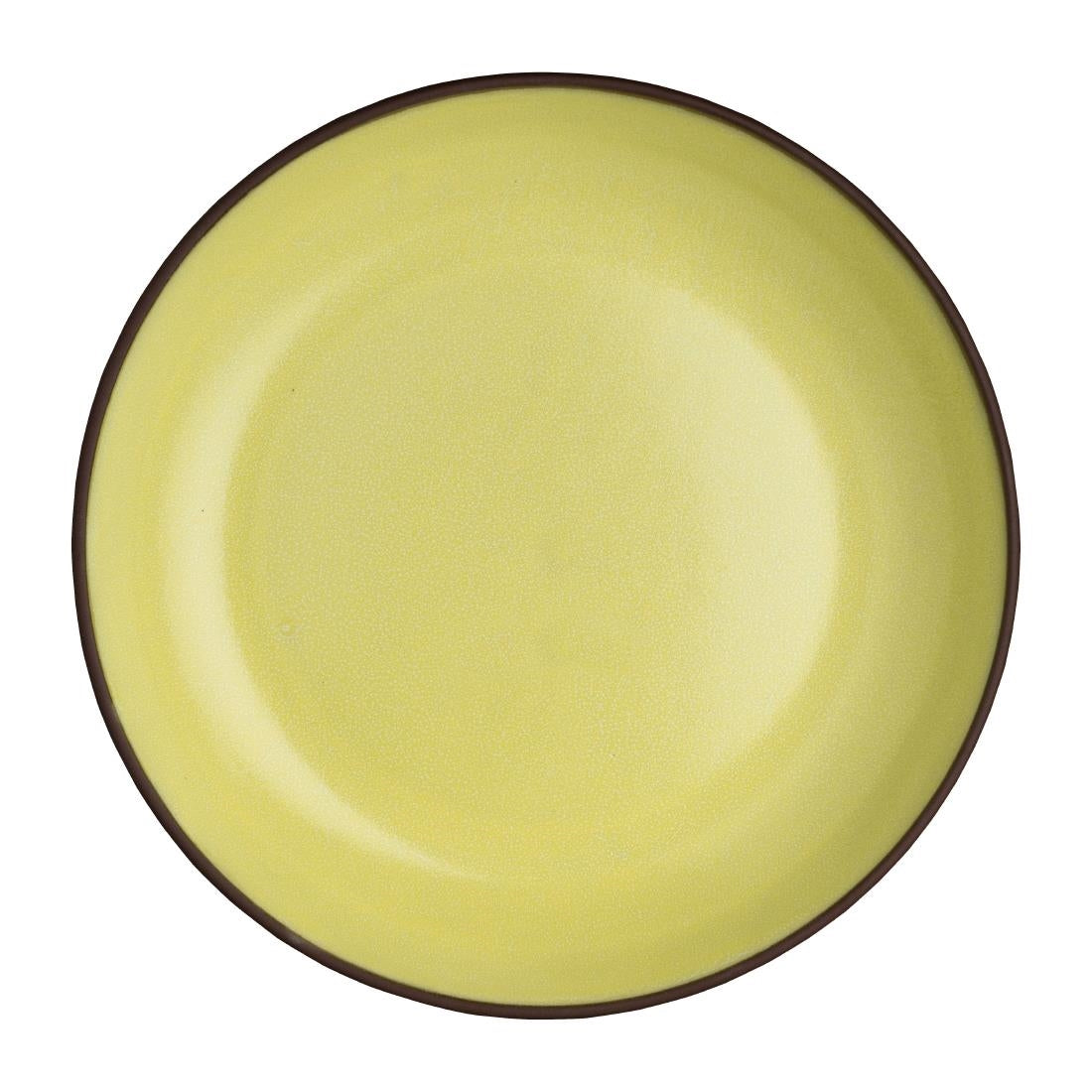 Maham Studio Spice Saffron Deep Plates 220x40mm (12 Pack)