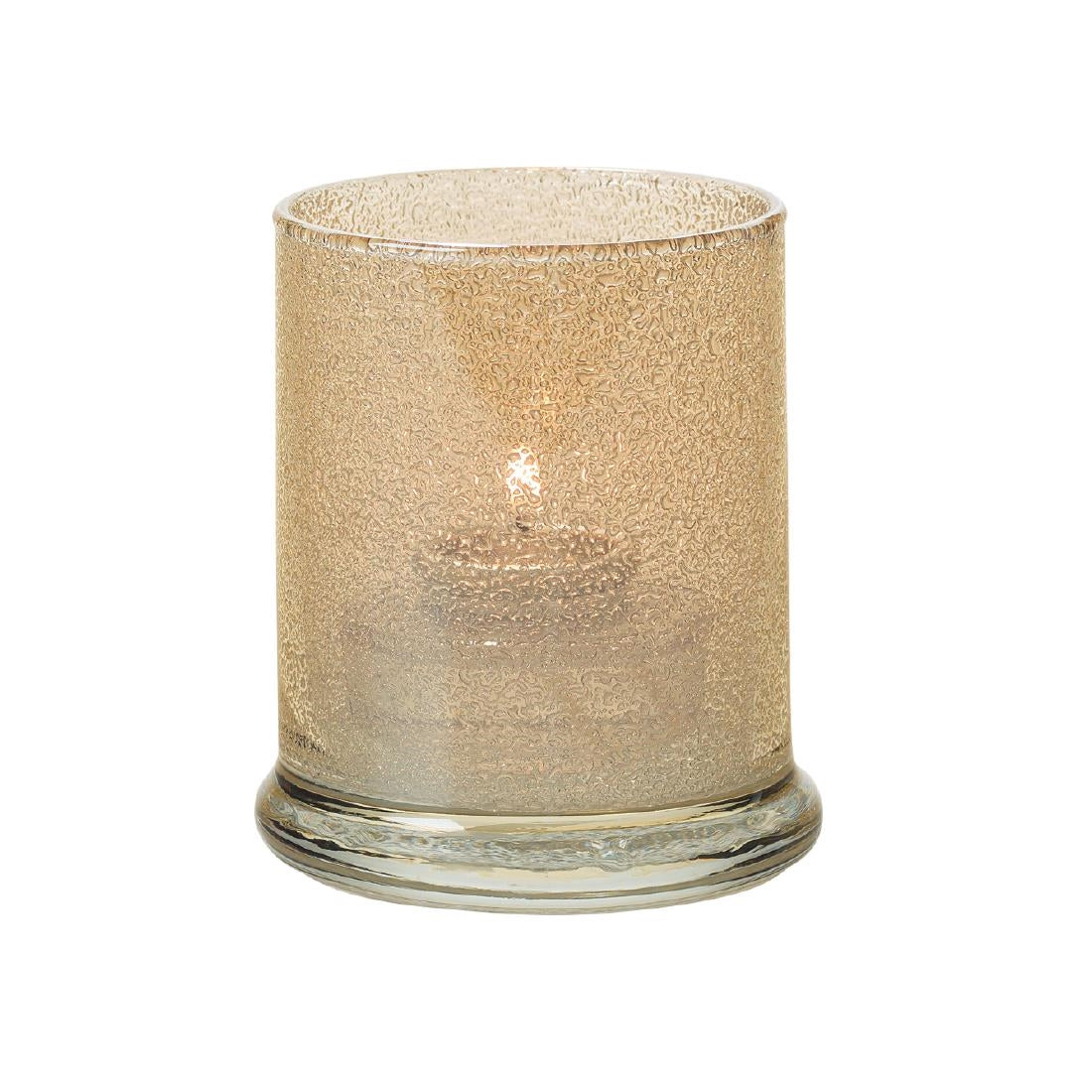Hollowick Columns Champagne Jewel Votive 76mm x 92mm (12 Pack)