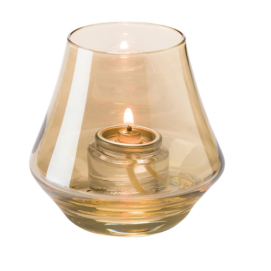 Steelite Chime Glasses Votives Gold Lustre 89mm (12 Pack)
