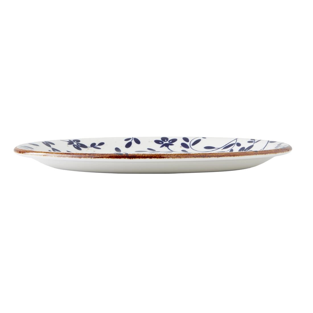 Steelite Performance Flora Coupe Plates Blue 202mm (12 Pack)