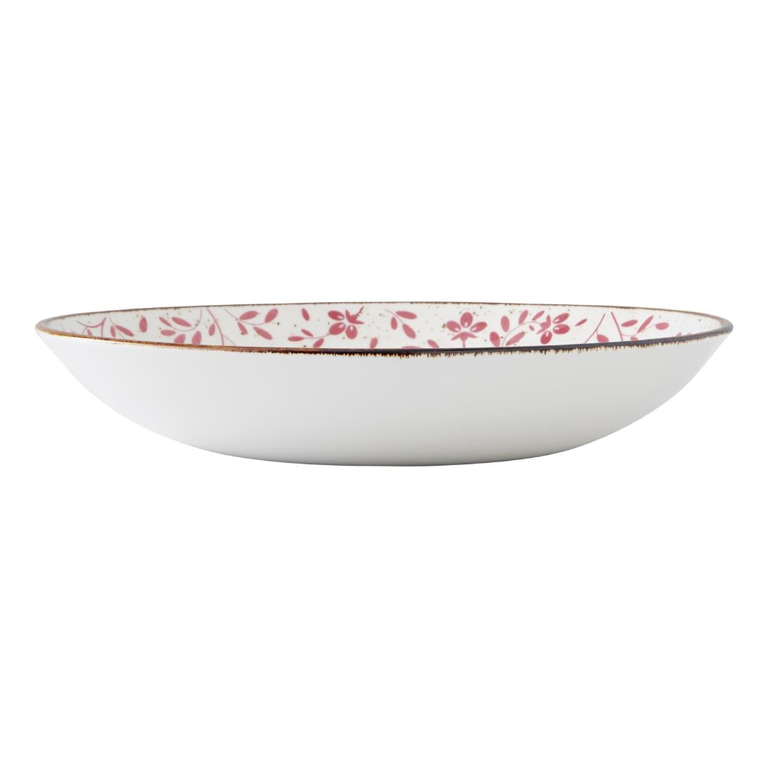 Steelite Performance Flora Coupe Bowls Pink 255mm (12 Pack)