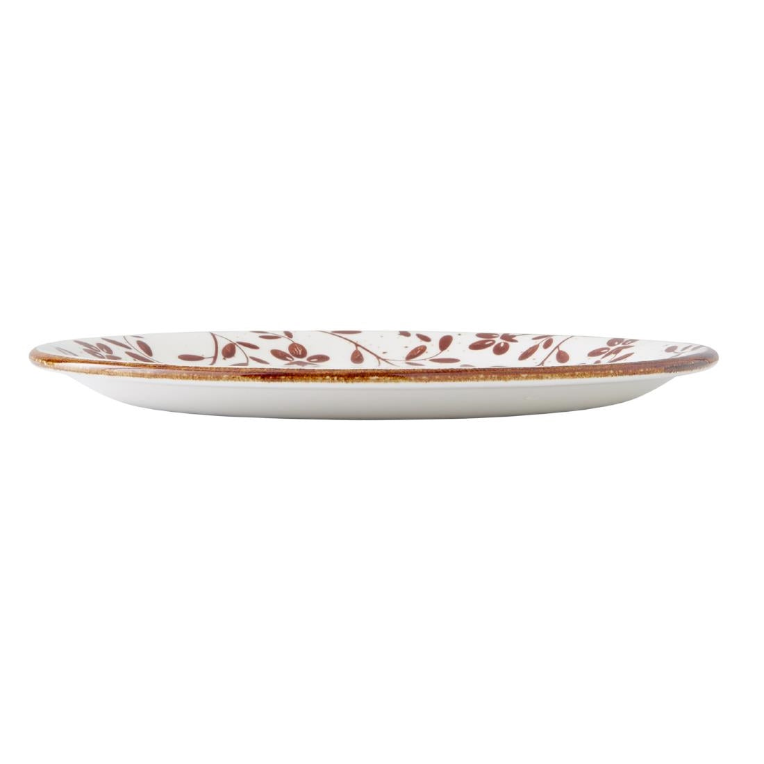 Steelite Performance Flora Coupe Plates Brown 202mm (12 Pack)