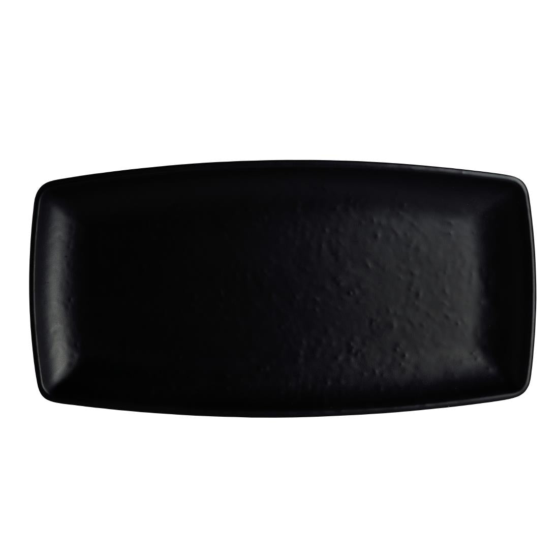 Steelite Cali Rectangle Plates Black 330x165mm (12 Pack)
