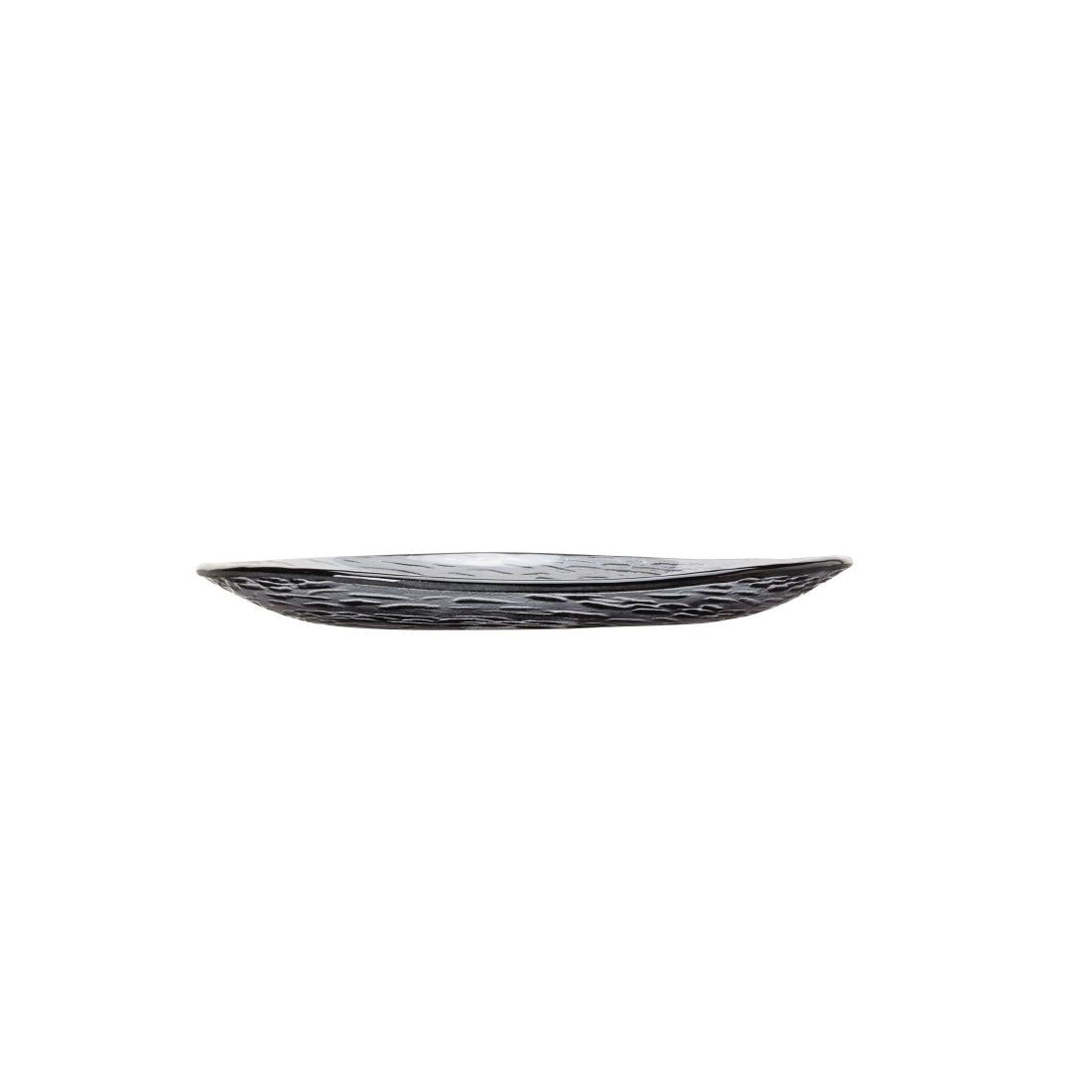 Steelite Scape Glasses Platters 250mm Smoked (12 Pack)