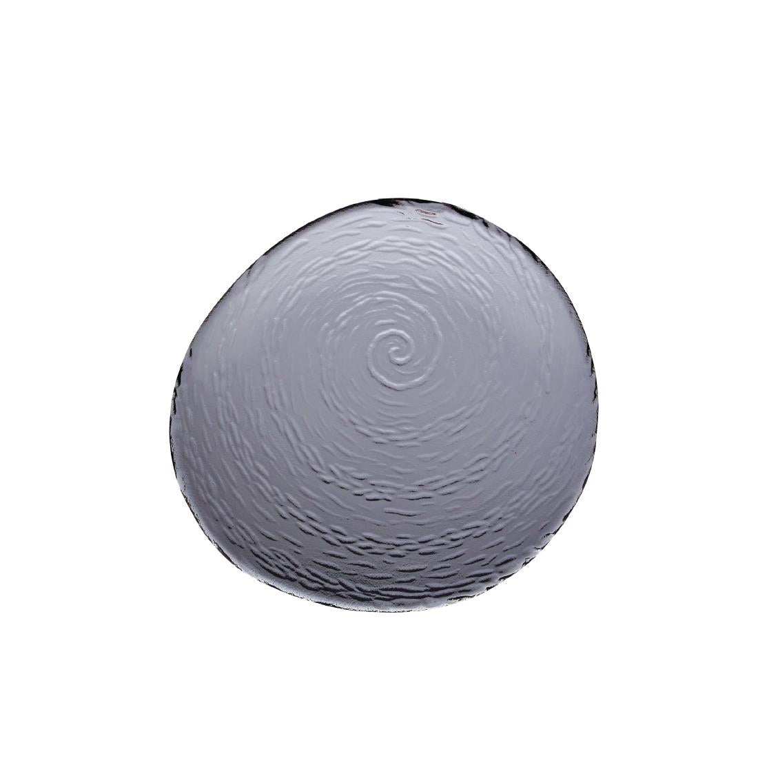 Steelite Scape Glasses Platters 250mm Smoked (12 Pack)