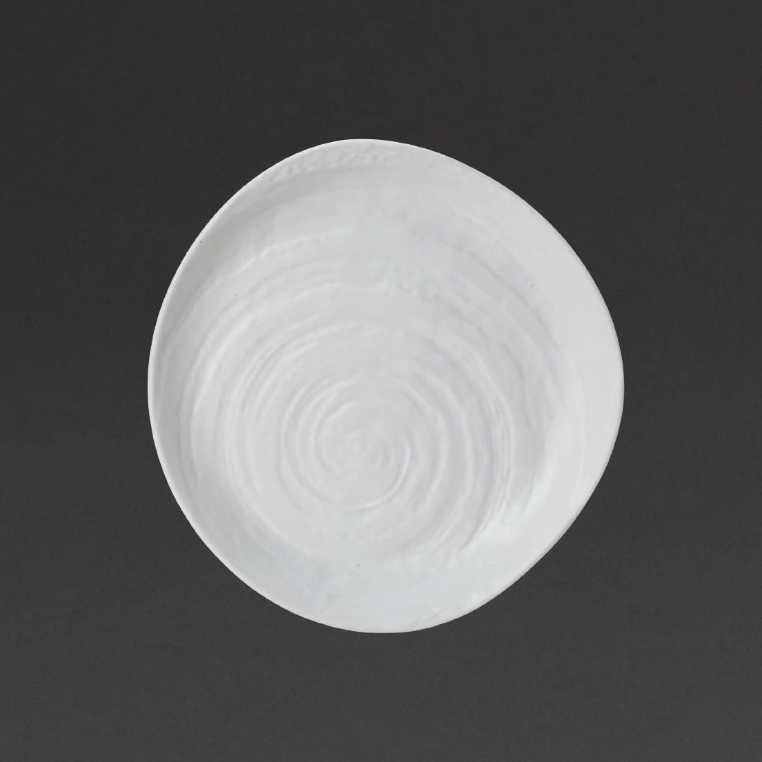 Steelite Scape White Melamine Plates 230mm (6 Pack)