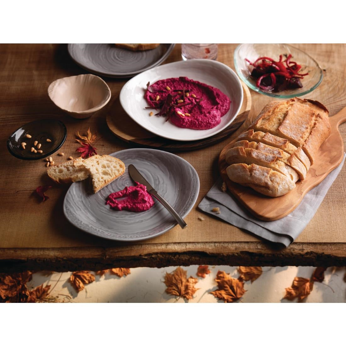 Steelite Scape White Melamine Plates 230mm (6 Pack)