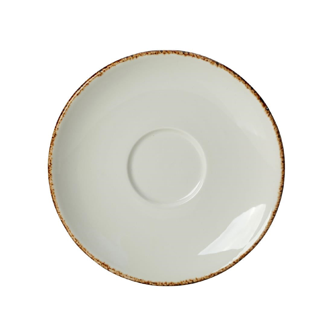 Steelite Brown Dapple Saucers 125mm (36 Pack)