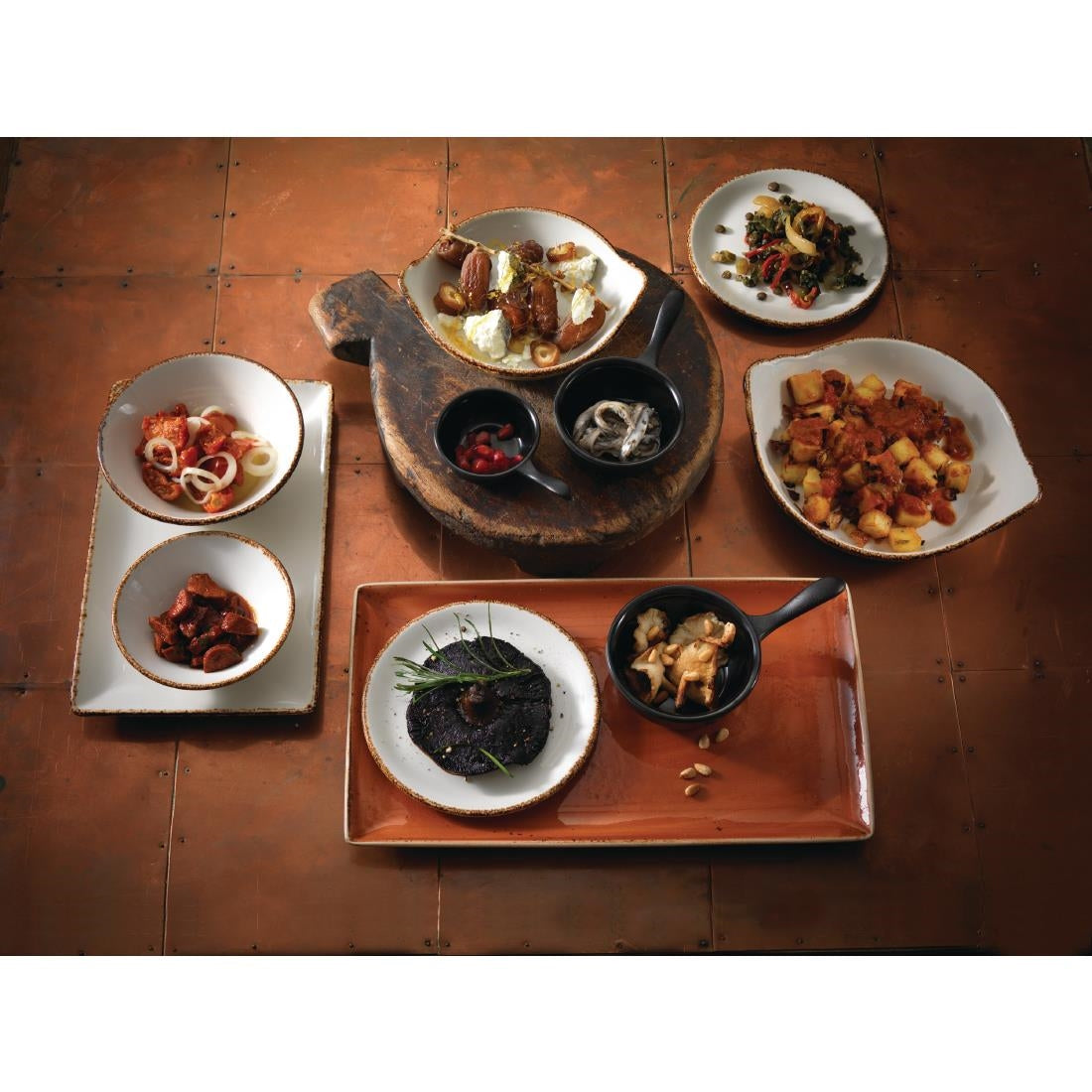 Steelite Brown Dapple Essence Bowls 165mm (24 Pack)